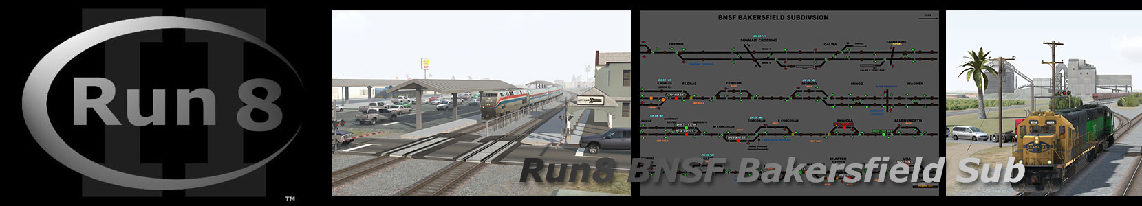 Run8 Train Simulator BNSF Bakersfield Sub