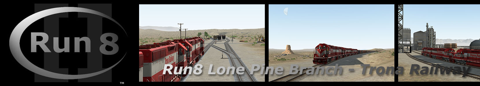 Run8 Train Simulator Lone Pine Branch - Trona Railway