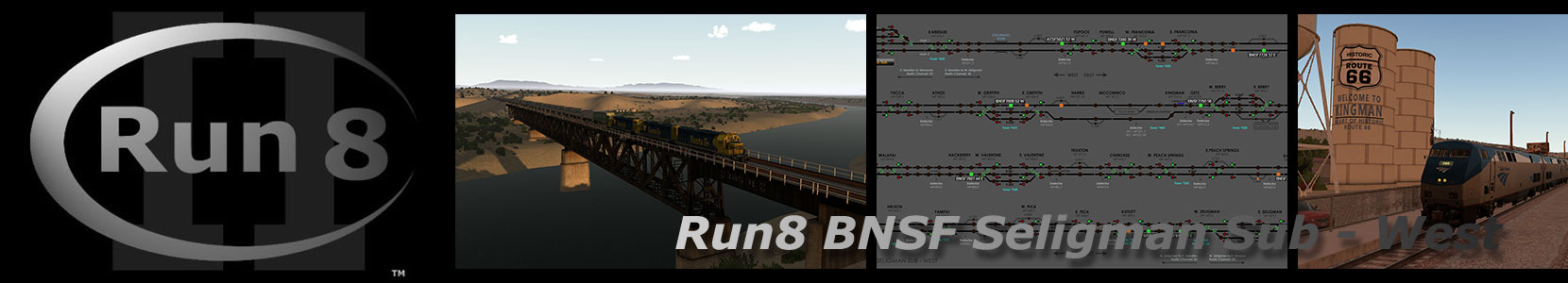 Run8 Train Simulator BNSF Seligman Sub West