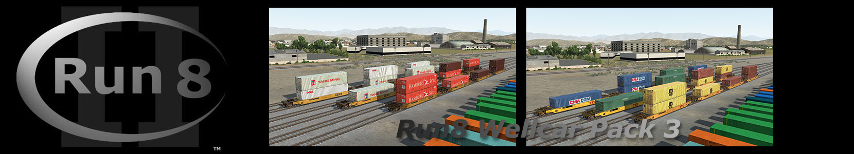 Run8 Train Simulator Wellcar Pack 3