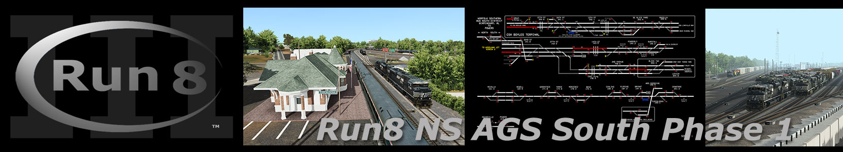 Run8 Train Simulator NS AGS South Phase 1