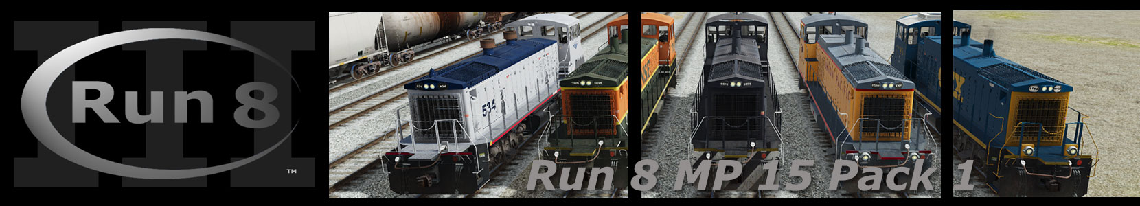 Run8 Train Simulator MP15 Pack 1
