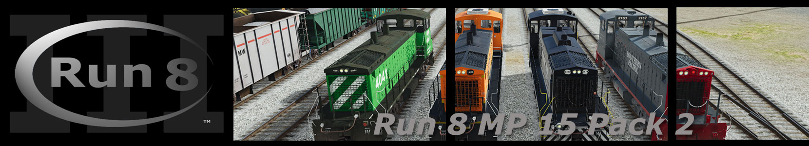 Run8 Train Simulator MP15 Pack 2