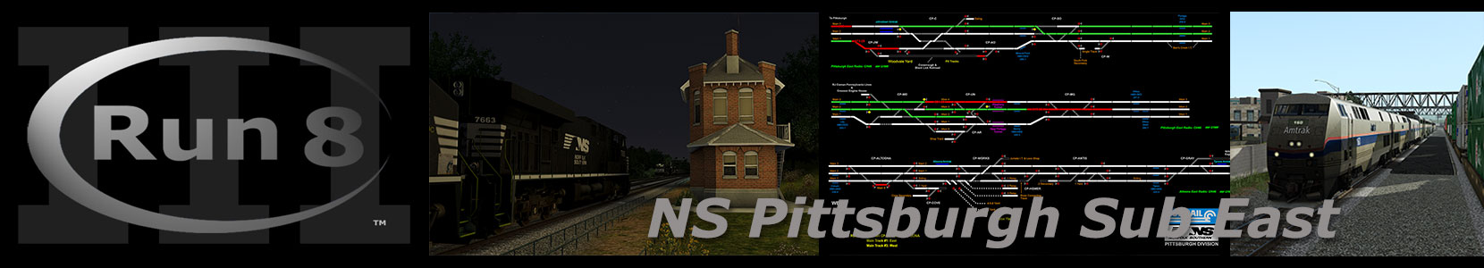 RUN8 NS PITTSBURGH SUB  ROUTE