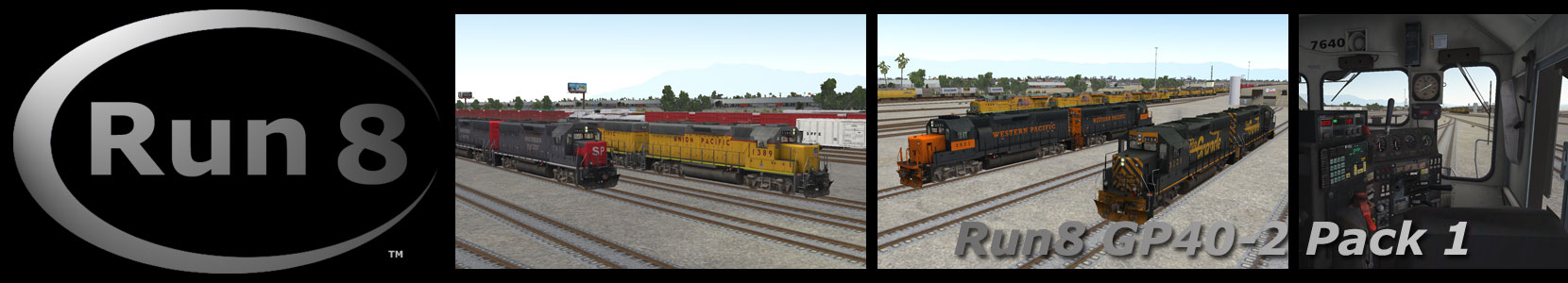 Run8 Train Simulator GP40-2 Pack 1