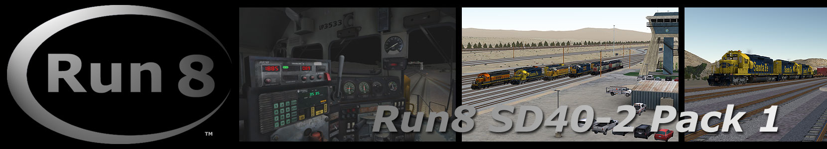 Run8 Train Simulator SD40-2 Pack 1