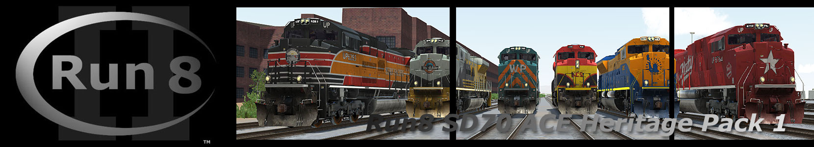 RUN8 SD70ACE HERITAGE PACK 1